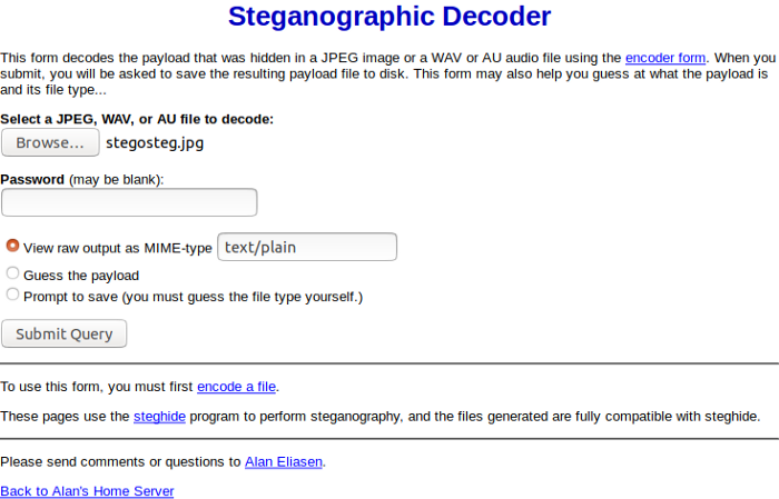 The steg decoder